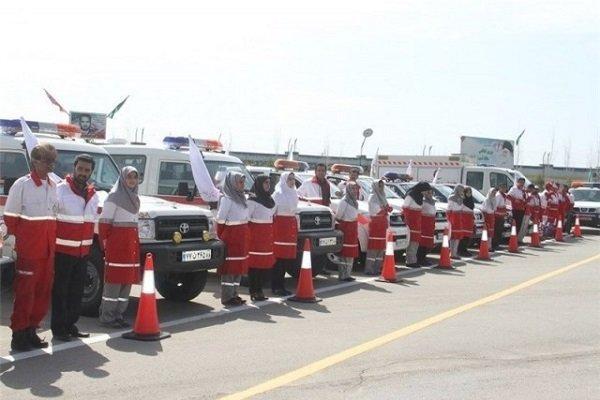 آماده باش کامل نیروهای هلال احمر برای وقوع سیل احتمالی در قم