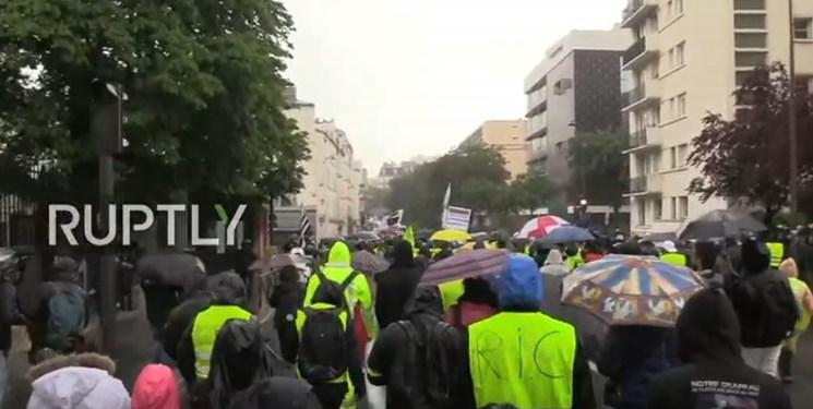 ادامه اعتراضات مردمی در فرانسه در بیست و ششمین شنبه اعتراض