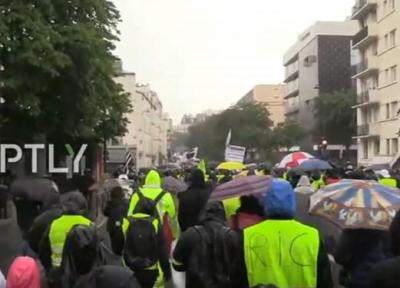 ادامه اعتراضات مردمی در فرانسه در بیست و ششمین شنبه اعتراض