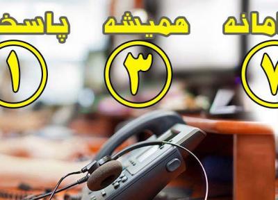 اینفوگرافی، کدهای دستوری سرویس های شهروندی شهرداری تهران