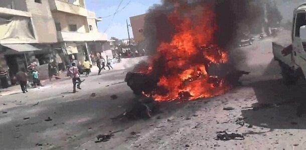 انفجار 2 موتورسیکلت بمب گذاری شده در حومه شمالی حلب سوریه