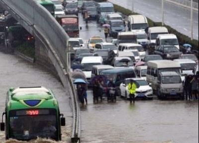 سیل شدید جان بیش از 180 نفر را در چین گرفت