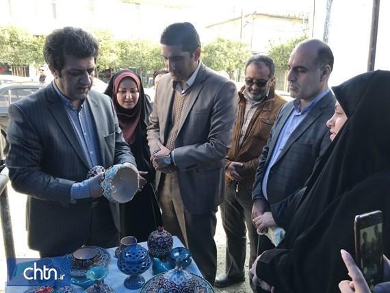 نمایشگاه صنایع دستی و سوغات در بندر گز برپا شد