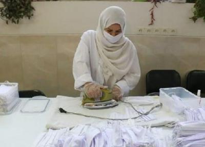 تولید و دوخت ماسک در سرای تکنولوژی نساجی دانشگاه آزاد اراک