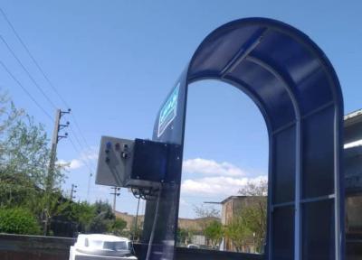 ساخت تونل استریل به همت یک شرکت دانش بنیان، فرایند گسترش کرونا با تونل استریل کاهش می یابد