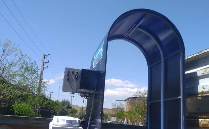 ساخت تونل استریل به همت یک شرکت دانش بنیان، فرایند گسترش کرونا با تونل استریل کاهش می یابد