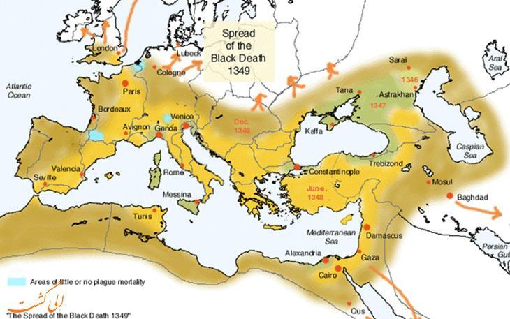 فاجعه طاعون یا مرگ سیاه و تاثیرش بر تاریخ اروپا