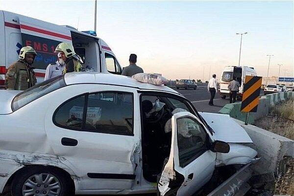 تصادف در چهارمحال و بختیاری 5 مصدوم بر جای گذاشت