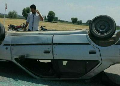 چپ کردن پژو در شهر چهاربرج