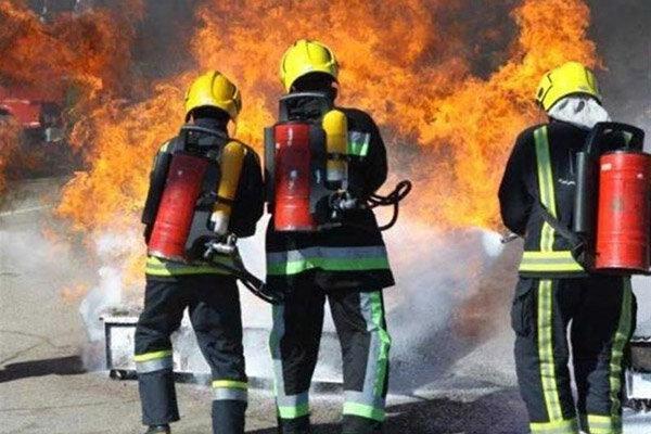جزئیات آتش سوزی در نیاوران ، نجات 11 نفر از میان دود و آتش