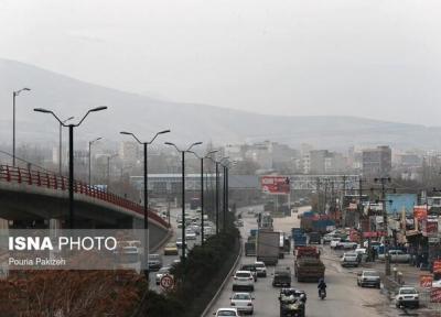 تداوم آلودگی هوا در مراکز شهری و صنعتی همدان