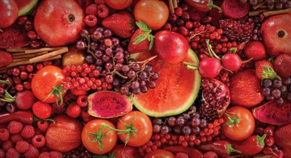 فواید میوه و سبزیجات قرمز رنگ