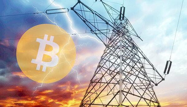 افزایش مصرف برق با استخراج بیت کوین فرافکنی است