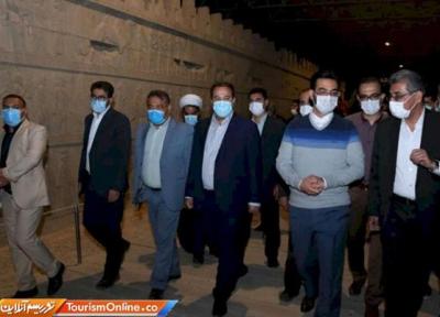 بازدید وزیر ارتباطات و فناوری از مجموعه میراث جهانی تخت جمشید
