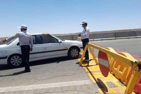 جلوگیری از خروج 500 خودرو در 4 ساعت اول اجرای محدودیت های سفر