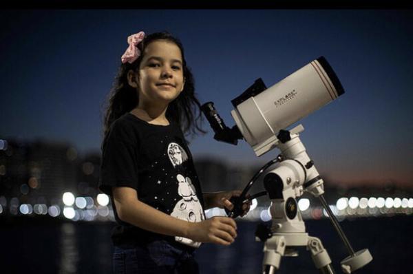 دختربچه 8 ساله جوانترین ستاره شناس دنیا شد!