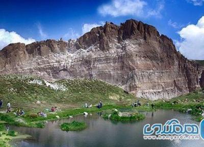 تالاب جیران گلی یکی از جاذبه های طبیعی استان اردبیل است