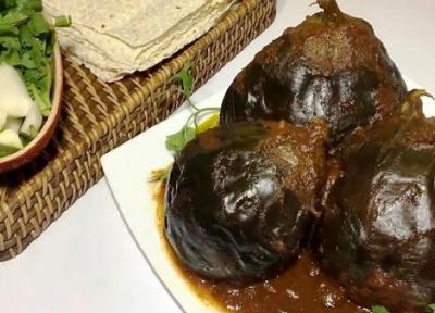 طرز تهیه دلمه بادمجان با مرغ خوشمزه و مجلسی