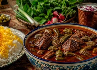 طرز تهیه خورشت بامیه اهوازی با تمام فوت و فن ها